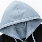 Contrast 2 In 1 Hooded Bomber Jacket