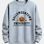 Halloweentown Pumpkin Print Relaxed Sweatshirt