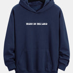 Trust In The Lord Print Relax Fit Hoodie