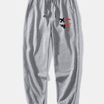 Dissolving Evil Smiley Face Print Relax Fit Hoodie & Jogging Pants