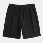 Geometry Textured Cuban Shirt & Shorts