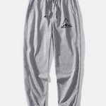 Triangle Mountain Print Relax Fit Hoodie & Jogging Pants