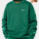 Blessed Print Teddy Fleece Lined Sweatshirt