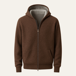 Marco Zipper Vest Brown