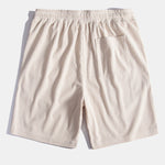 Monaco Slogan Print Drop Shoulder Oversize T-Shirt & Corduroy Drawstring Shorts