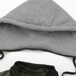 Detachable Hooded Bomber Jacket