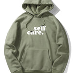 Self Care Print Hoodie