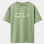 Perfectly Imperfect Print Drop Shoulder Oversize T-Shirt