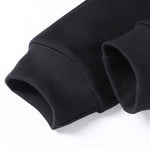 3 Pieces Solid Zipper Pocket Cotton Jogger Pants