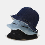 Multi-function Cotton Bucket Hat With Strap
