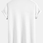 Short Sleeved V-Neck Ribbed Polo & Straight Leg Ribbed Pants