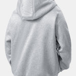 Teddy Lined Zipper Hoodie