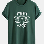 Regular Fit Vacay Mode Print Cotton T-Shirt