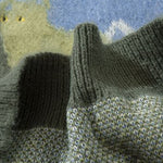 Cat Print Knit Sweater