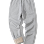 3 Pieces Teddy Lined Straight Leg Pants