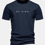 Regular Fit Be Kind Print Cotton T-Shirt