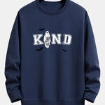 Halloween Kind Ghost Print Relax Fit Sweatshirt