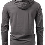 3 Pieces Long Sleeved Cotton Hooded T-Shirt