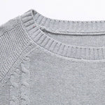 Detachable Scarf Neck Sweater