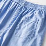 Linen And Cotton Blend 11" Shorts