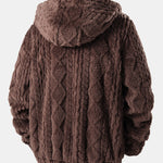 Geometric Jacquard Teddy Hoodie & Geometric Jacquard Pants