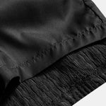 Geometric Jacquard Eyelet Cuban Shirt & Textured Shorts With Lining