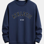 Athletic Print Relax Fit Sweatshirt