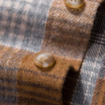 Flannel Plaid Hooded Overshirt