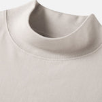 Basic Long Sleeve Mock Neck T-Shirt