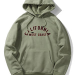 California West Coast Print Hoodie