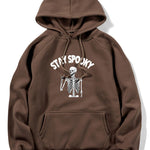 Halloween Skeleton Print Hoodie