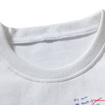 Slogan Label Print Sweatshirt