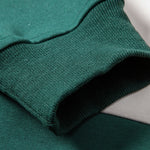 Relax Fit Contrast Zipper Polo Sweatshirt
