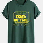 Regular Fit Slogan Print Cotton T-Shirt
