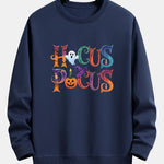 Halloween Hocus Pocus Print Relax Fit Sweatshirt