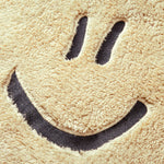 Smiley Face Embroidered Teddy Hoodie