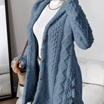 Aria ��� Cozy Argyle Knit Coat