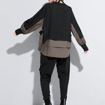 False Two Split-Joint Long Sleeve T-Shirt