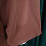 Loose See-Through Long Sleeves Asymmetric Solid Color High-Neck T-Shirts Tops