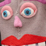 Fashion Funny Face Loose Long Sleeve Knitted Sweater