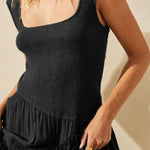 FEMININE FRILLS SMOCKED MAXI DRESS