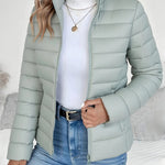Nalia ��� Quilted High-Neck Jacket