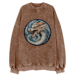 Dragon Zodiac Sign Vintage Sweatshirt