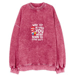 Why Fit In When You Were Born To Stand Out Autism Vintage Sweatshirt