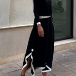 Long Sleeve Skirt Two Piece Set
