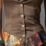 Boho-Vintage Elegant Ruffled Scarf-Collar Sleeveless Top