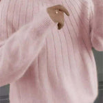 Women���s Fluffy Cashmere-Like Knit Jumper