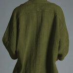 Casual top lapel long sleeve knitted jacket