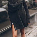 THE GREEN LONG KNITTED SWEATER