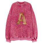 Letter A Vintage Sweatshirt